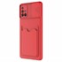 Microsonic Samsung Galaxy A71 Kılıf Inside Card Slot Kırmızı 2