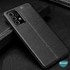 Microsonic Samsung Galaxy A52s Kılıf Deri Dokulu Silikon Siyah 4