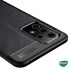 Microsonic Samsung Galaxy A52s Kılıf Deri Dokulu Silikon Siyah 6