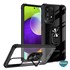 Microsonic Samsung Galaxy A52s Kılıf Grande Clear Ring Holder Siyah 5