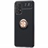 Microsonic Samsung Galaxy A52s Kılıf Kickstand Ring Holder Siyah Rose 2