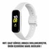 Microsonic Samsung Galaxy Fit 2 Silikon Kordon Beyaz 2