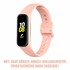 Microsonic Samsung Galaxy Fit 2 Silikon Kordon Rose Gold 2