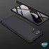Microsonic Samsung Galaxy M12 Kılıf Double Dip 360 Protective Siyah Mavi 7