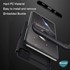 Microsonic Samsung Galaxy M12 Kılıf Double Dip 360 Protective Siyah Mavi 3