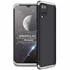 Microsonic Samsung Galaxy M12 Kılıf Double Dip 360 Protective Siyah Gri 1