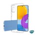 Microsonic Samsung Galaxy M52 Kılıf Transparent Soft Beyaz 4