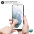 Microsonic Samsung Galaxy S21 FE Tam Kaplayan Temperli Cam Ekran Koruyucu Siyah 4