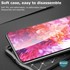 Microsonic Samsung Galaxy S21 Ultra Kılıf Deri Dokulu Silikon Siyah 8