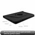 Microsonic Samsung Galaxy Tab A 10 1 P580 Kılıf 360 Rotating Stand Deri Siyah 5