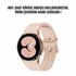 Microsonic Samsung Galaxy Watch 4 44mm Kordon Solid Silicone Band Pembe 2