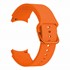 Microsonic Samsung Galaxy Watch FE Kordon Solid Silicone Band Turuncu 1
