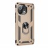 Microsonic Xiaomi Mi 11 Lite Kılıf Military Ring Holder Gold 2