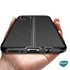 Microsonic Xiaomi Poco M3 Kılıf Deri Dokulu Silikon Siyah 6