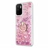 Microsonic Xiaomi Redmi Note 11 SE Kılıf Glitter Liquid Holder Pembe 2