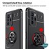 Microsonic Xiaomi Poco X3 GT Kılıf Kickstand Ring Holder Siyah Rose 6