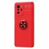 Microsonic Xiaomi Poco X3 GT Kılıf Kickstand Ring Holder Kırmızı 2