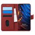 Microsonic Xiaomi Poco X3 GT Kılıf Fabric Book Wallet Kırmızı 1