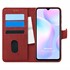Microsonic Xiaomi Redmi 9A Kılıf Fabric Book Wallet Kırmızı 1