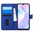 Microsonic Xiaomi Redmi 9A Kılıf Fabric Book Wallet Lacivert 1