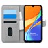 Microsonic Xiaomi Redmi 9C Kılıf Fabric Book Wallet Gri 1