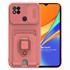 Microsonic Xiaomi Redmi 9C Kılıf Multifunction Silicone Pembe 1