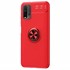 Microsonic Xiaomi Redmi 9T Kılıf Kickstand Ring Holder Kırmızı 2