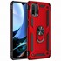 Microsonic Xiaomi Redmi 9T Kılıf Military Ring Holder Kırmızı 1