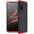 Microsonic Xiaomi Redmi Note 10 Pro Kılıf Double Dip 360 Protective Siyah Kırmızı 1