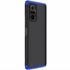 Microsonic Xiaomi Redmi Note 10 Pro Kılıf Double Dip 360 Protective Siyah Mavi 2