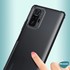 Microsonic Xiaomi Redmi Note 10 Pro Max Kılıf Frosted Frame Kırmızı 8