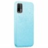 Microsonic Xiaomi Redmi Note 9 4G Kılıf Sparkle Shiny Mavi 2