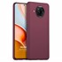 Microsonic Matte Silicone Xiaomi Redmi Note 9 Pro 5G Kılıf Mor 1