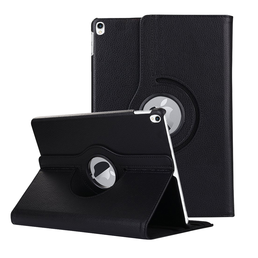 Microsonic iPad Pro 10 5 Kılıf 360 Dönerli Stand Deri Siyah