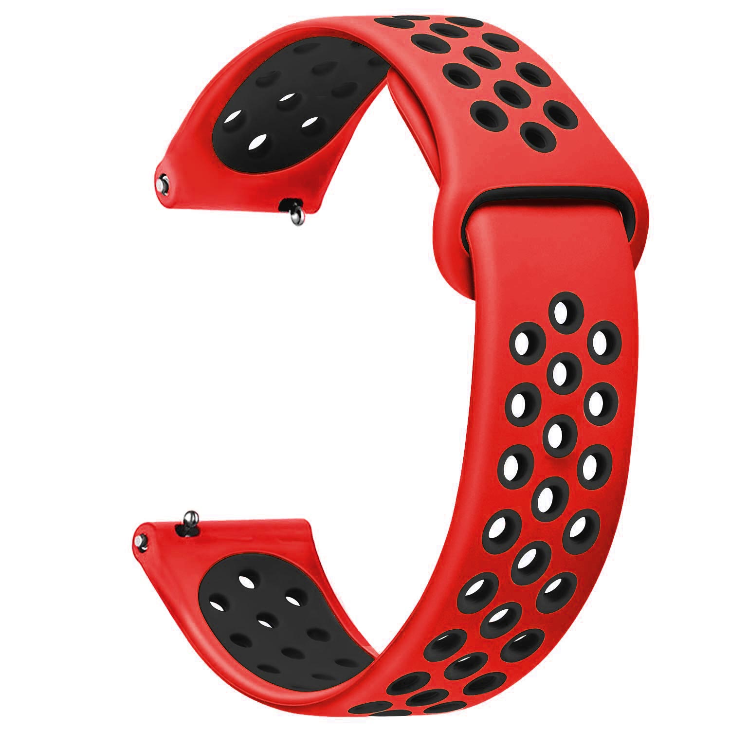 Microsonic Xiaomi Watch S4 Rainbow Gently Band Kordon Kırmızı Siyah