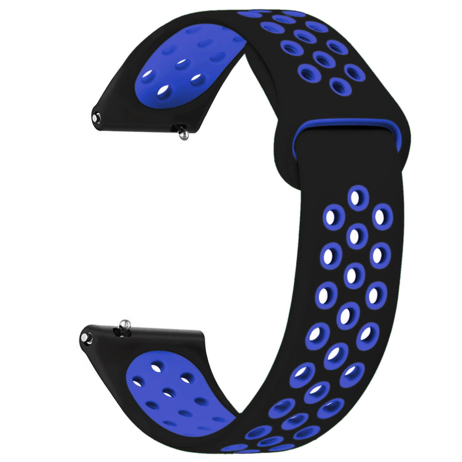 Microsonic Xiaomi Watch S4 Rainbow Gently Band Kordon Siyah Mavi