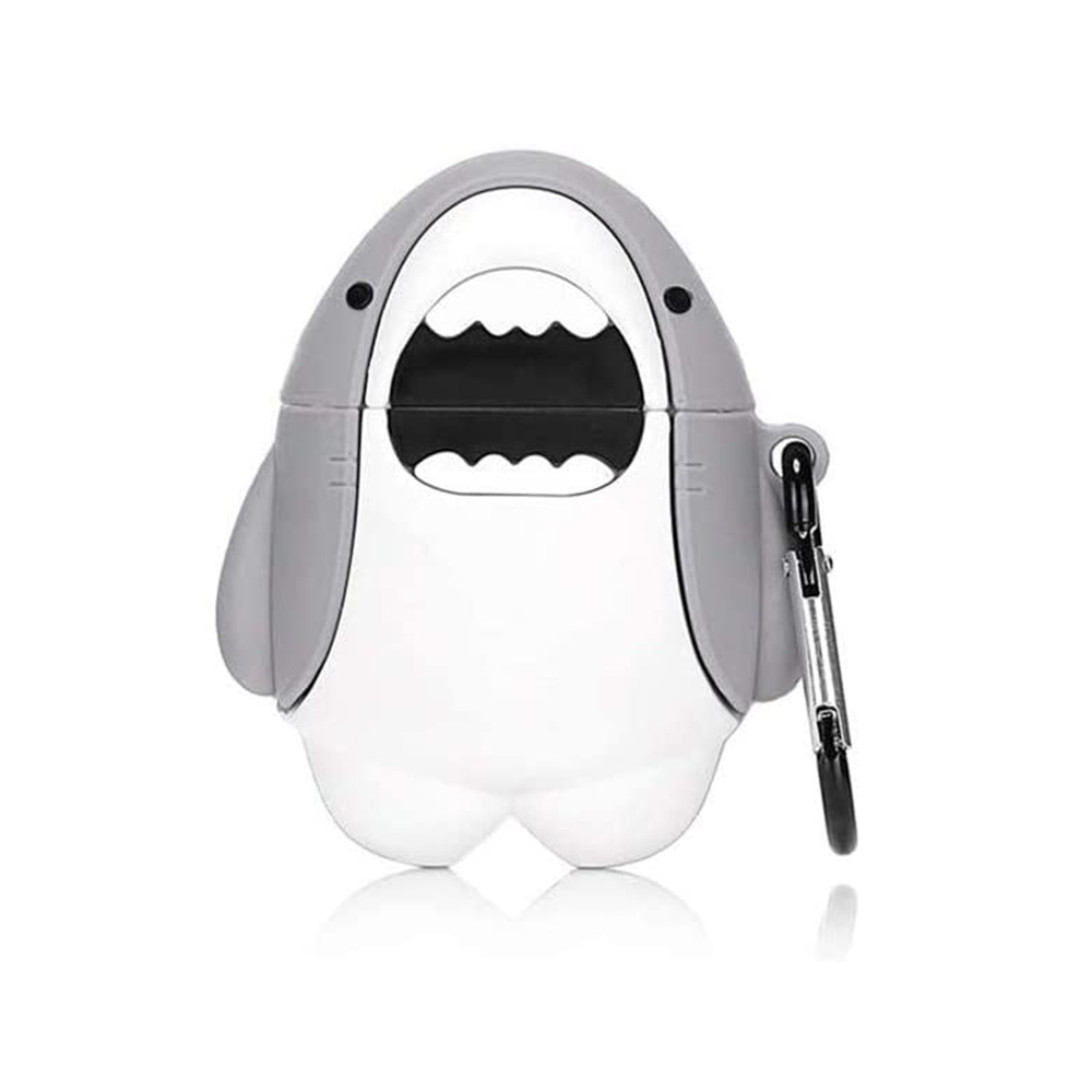 Microsonic AirPods 1 Nesil 2 Nesil Kılıf Cartoon Figürlü Silikon Crtn-Fgr-Kpkblk