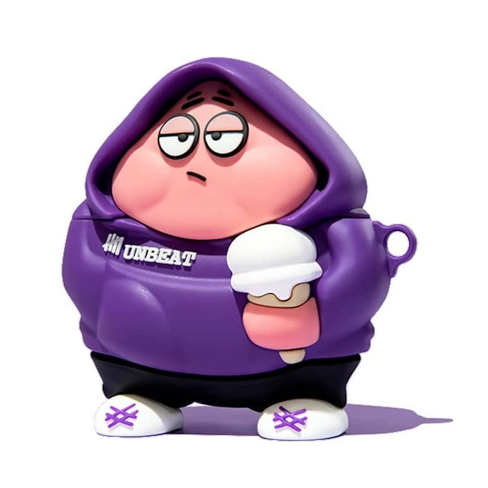 Microsonic Airpods 4 Nesil ANC Kılıf Cartoon Figürlü Silikon Crtn-Fgr-Ptrck-Str