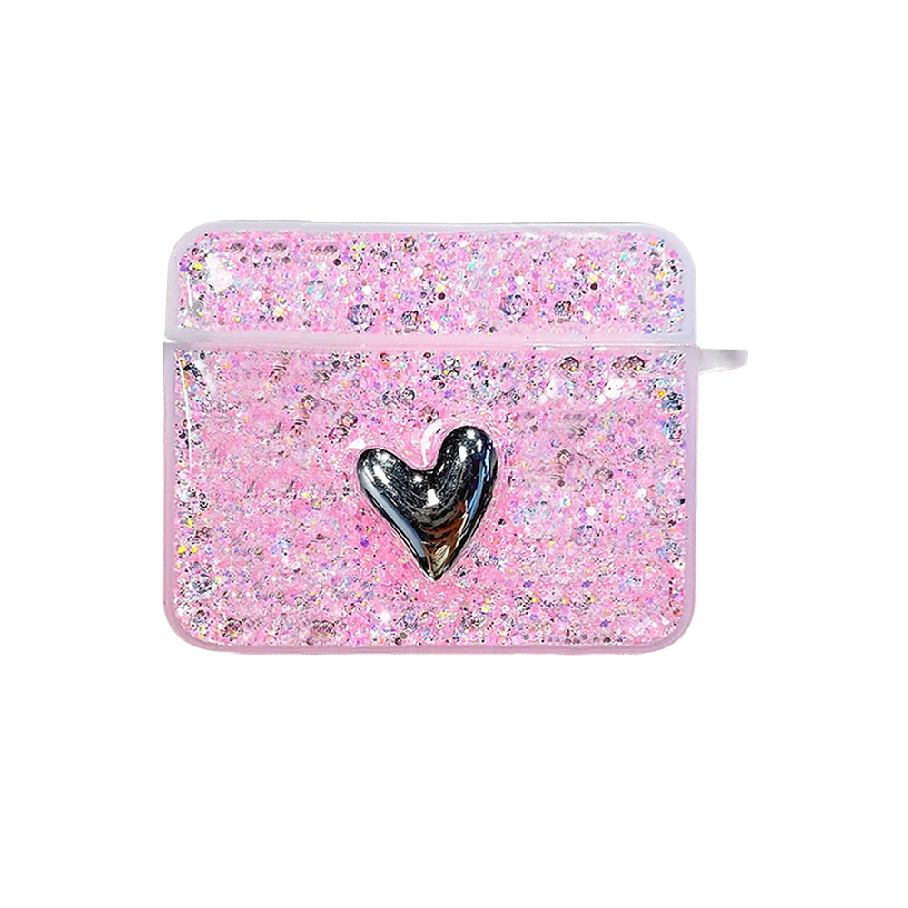 Microsonic AirPods 3 Nesil Kılıf Glitter Shiny Pembe