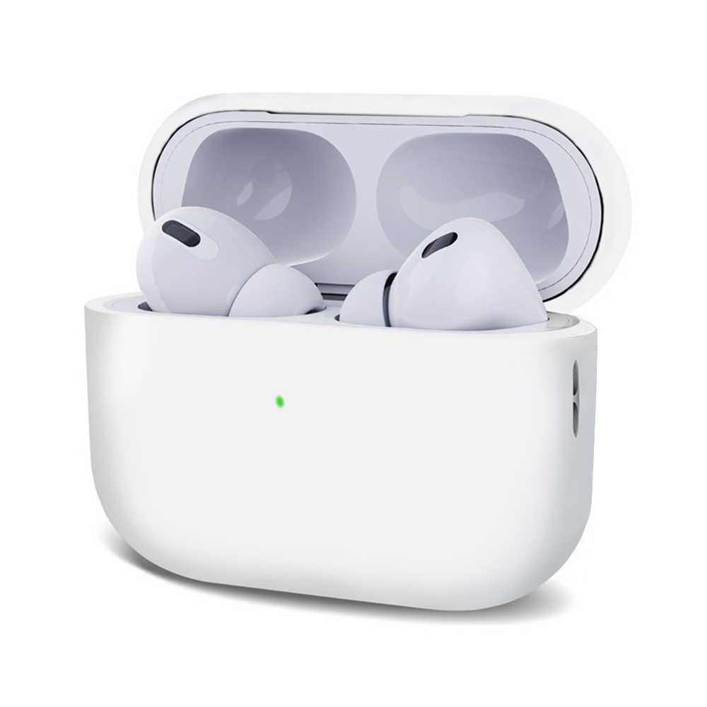 Microsonic AirPods Pro 2 Nesil Kılıf Mat Silikon Beyaz