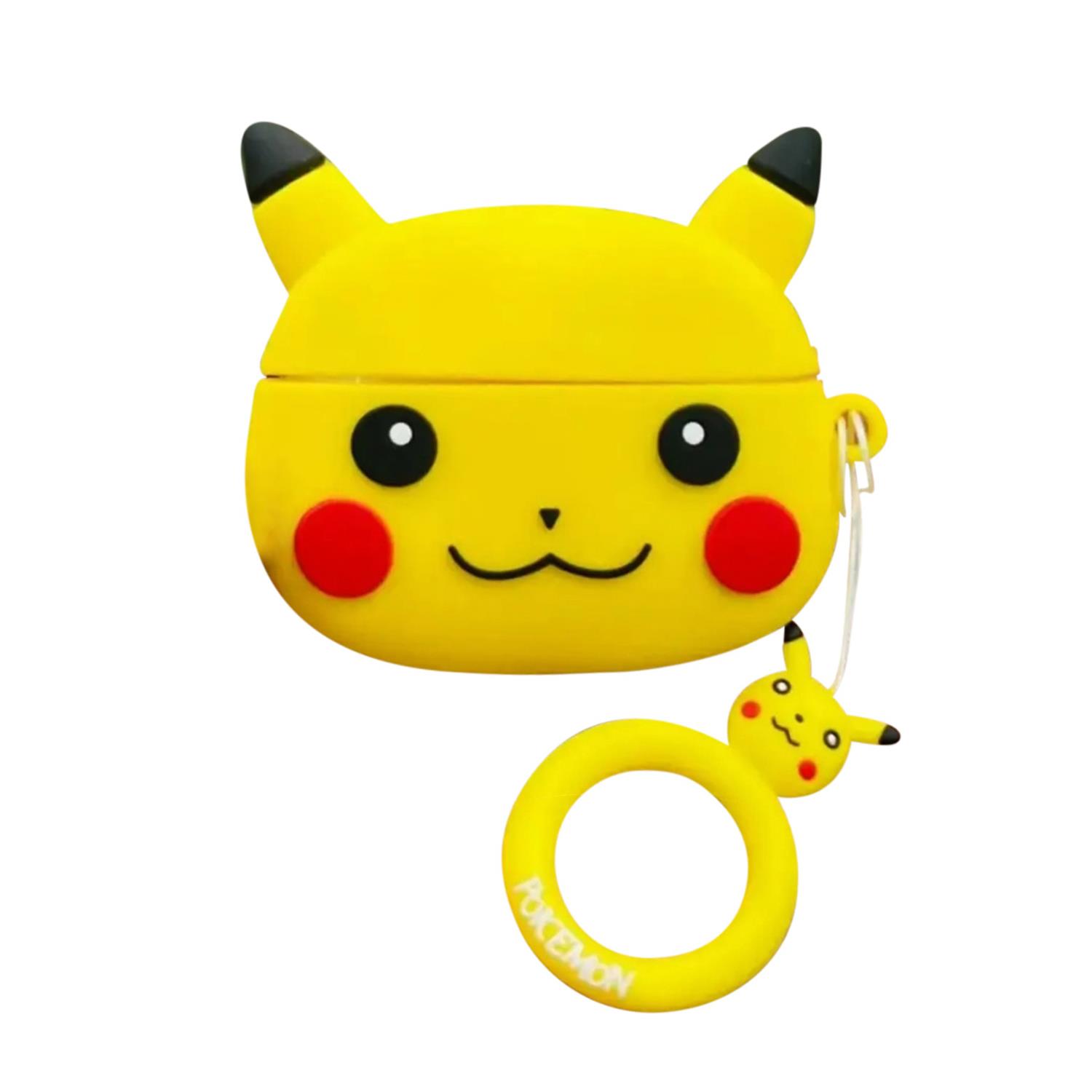 Microsonic AirPods Pro 3 Kılıf Cartoon Figürlü Silikon Crtn-Fgr-Pkchu