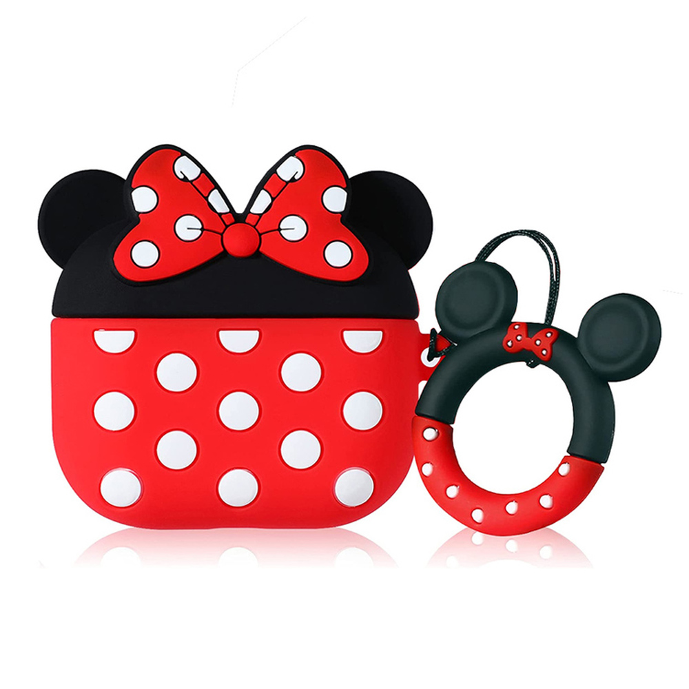 Microsonic Airpods 4 Nesil ANC Kılıf Cartoon Figürlü Silikon Crtn-Fgr-Mni-Fre