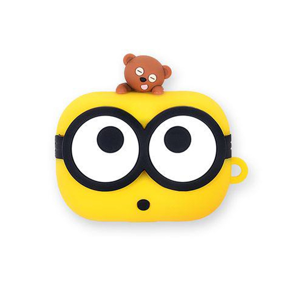 Microsonic Airpods 4 Nesil ANC Kılıf Cartoon Figürlü Silikon Crtn-Fgr-Mn-Tim