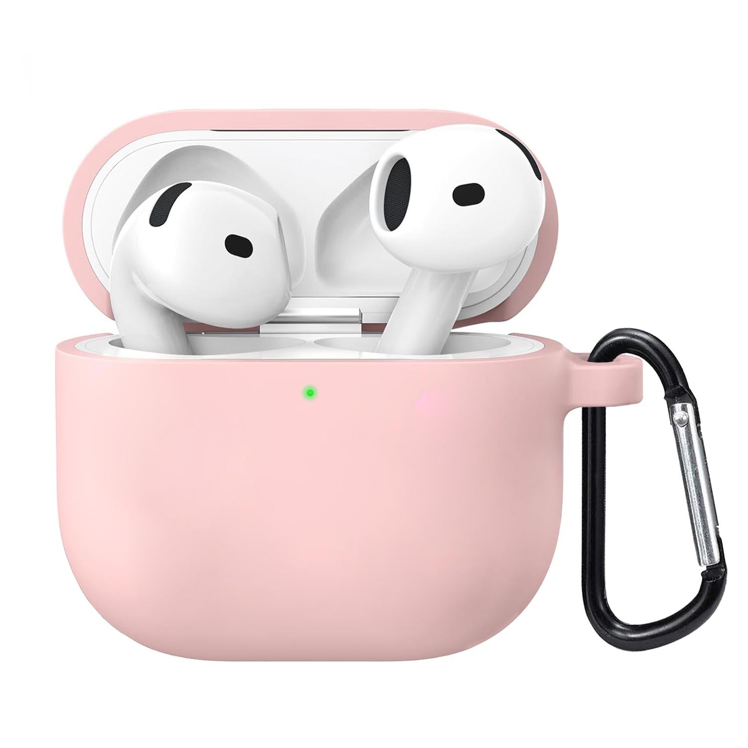 Microsonic Airpods 4 Nesil ANC Liquid Silicone Lansman Pembe