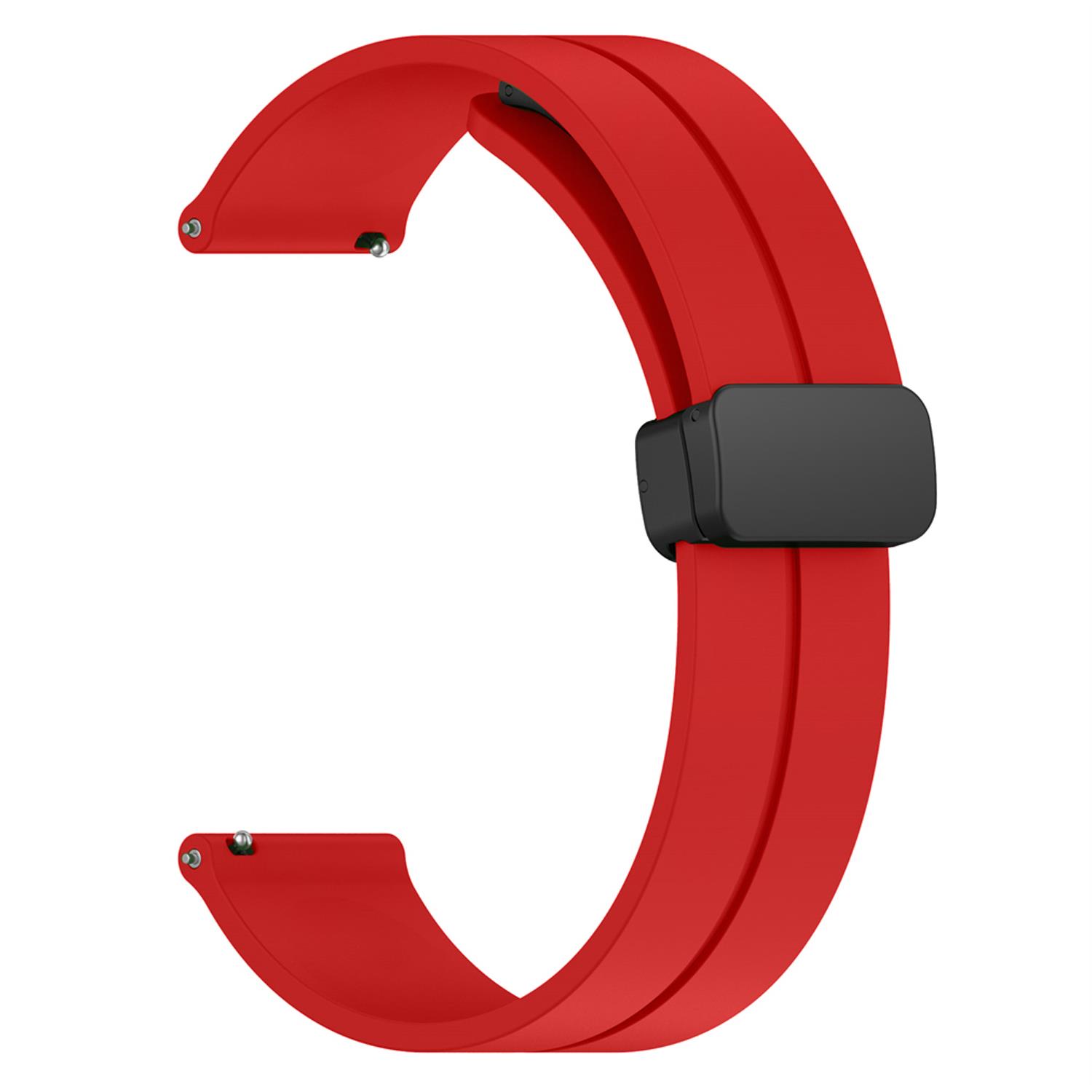 Microsonic Xiaomi Watch S4 Kordon Ribbon Line Kırmızı