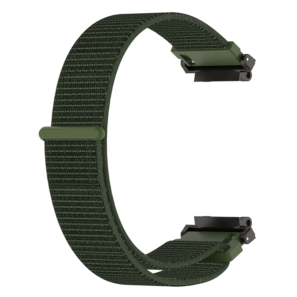 Microsonic Amazfit T-Rex 2 Hasırlı Kordon Woven Sport Loop Yeşil