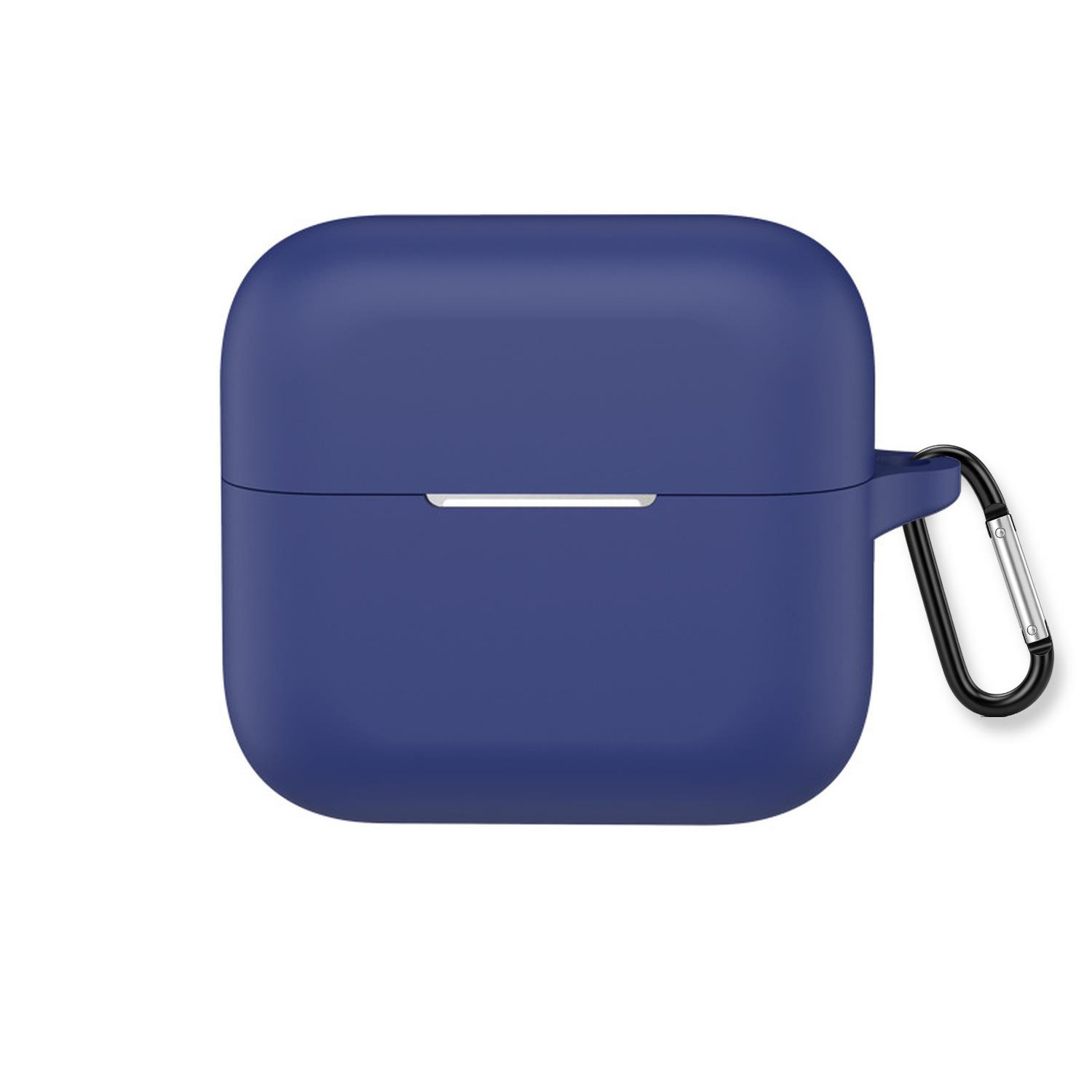 Microsonic Anker Soundcore AeroClip 2 Kılıf Askılı Mat Silikon Lacivert