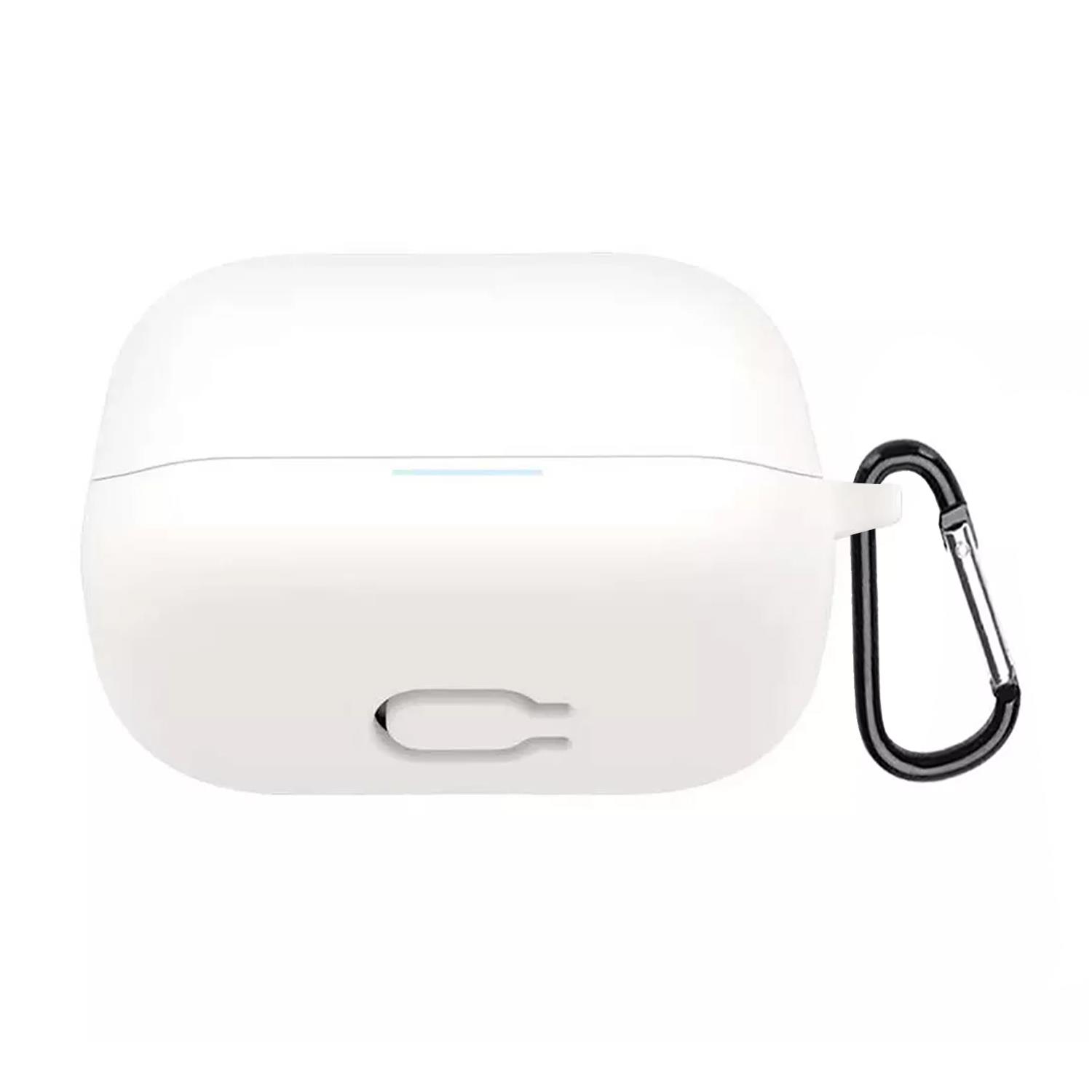 Microsonic Anker Soundcore K20i Kılıf Askılı Mat Silikon Beyaz