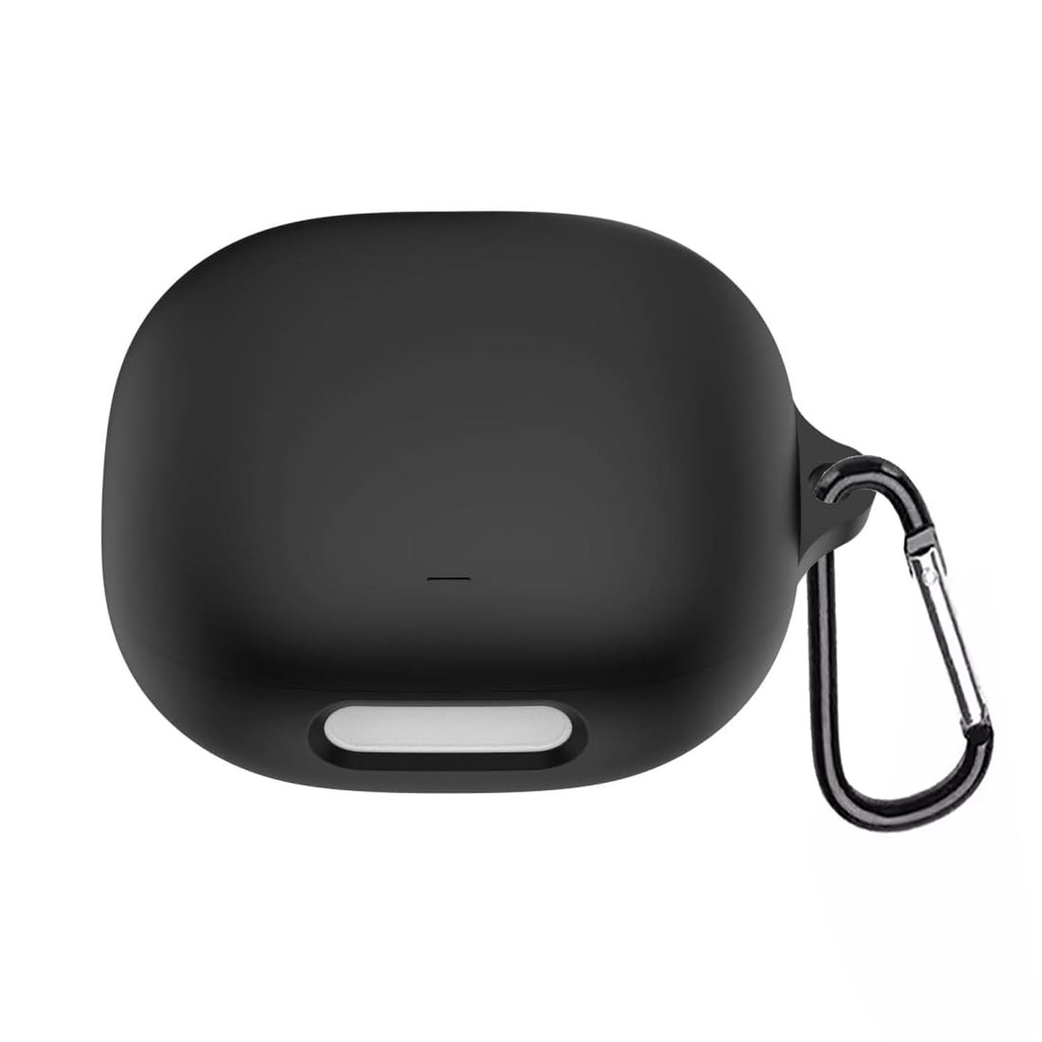 Microsonic Anker Soundcore Liberty 4 Pro Kılıf Askılı Mat Silikon Siyah