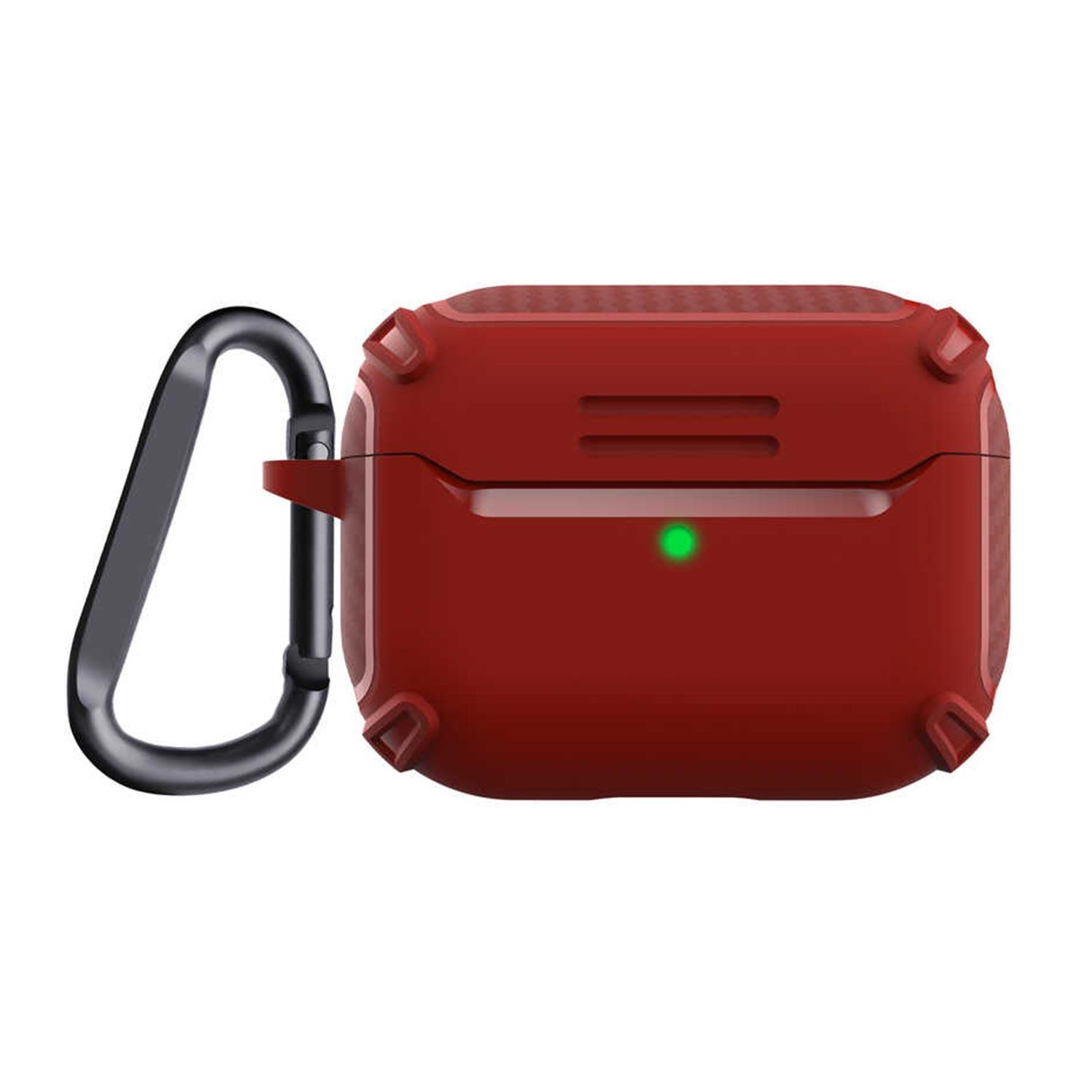 Microsonic Apple AirPods Pro 2 Nesil Legacy Cube Kılıf Kırmızı